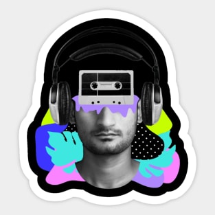 casette mental Sticker